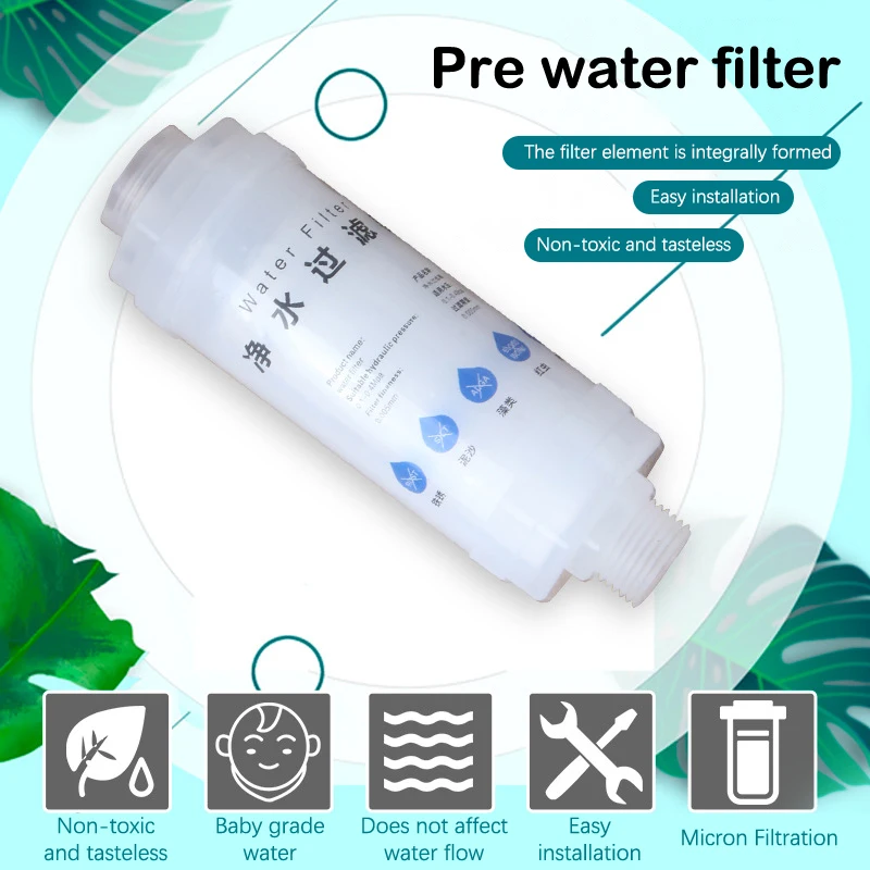 Pre-Filter Water Filter Pp Cotton Filter Purifier Removal Heavy Metal Purifier Shower Washing Machine Filter Home Health