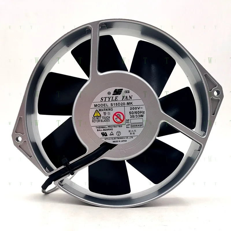 

H 1 pcs STYLE FAN S15D20-MK 200VAC 17238 All Metal Axial Fan