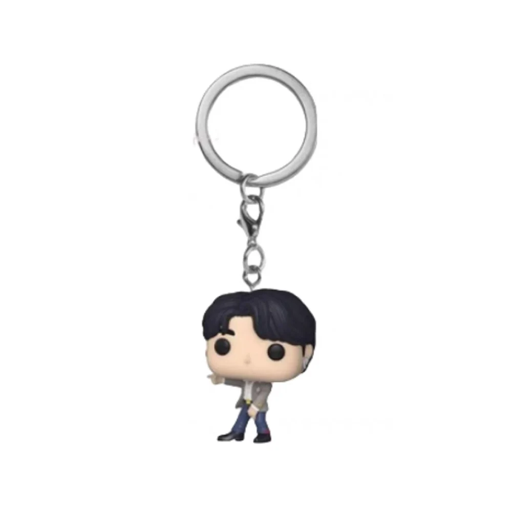 New Keychain Toy Men's Team Cartoon V JUNG KOOK JIMIN Jin V J-HOPE Pocket Pop Keychain Vinyl Action Figure Collection Toys view 5