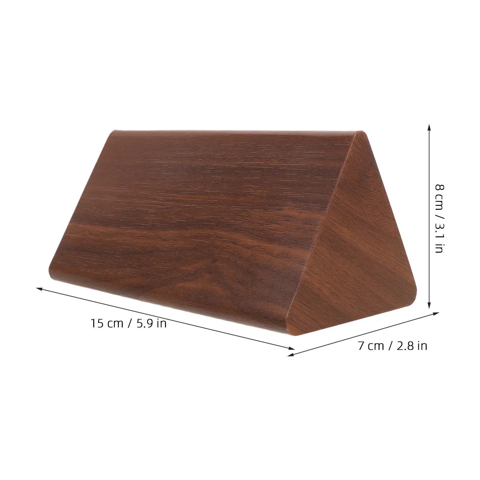 LED Triangle Alarm Clock Triangular Mdf Digital Desk Clock Adjustable Brightness Silent Electronic Night Stand Display