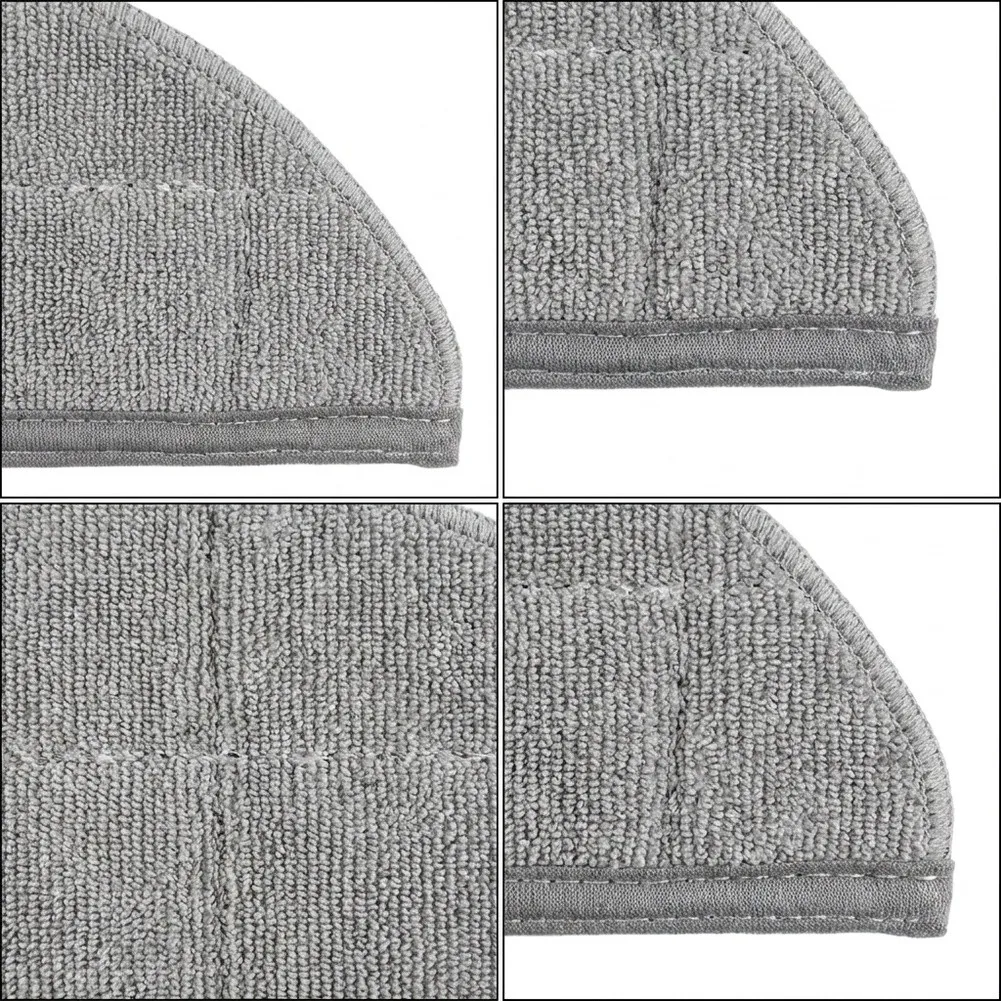 10Pcs Practical Replacement Mopping Pads Fit Mark 6 Pro Robot Vacuum Cleaner Household Floor Mopping Consumable Spare Accessory