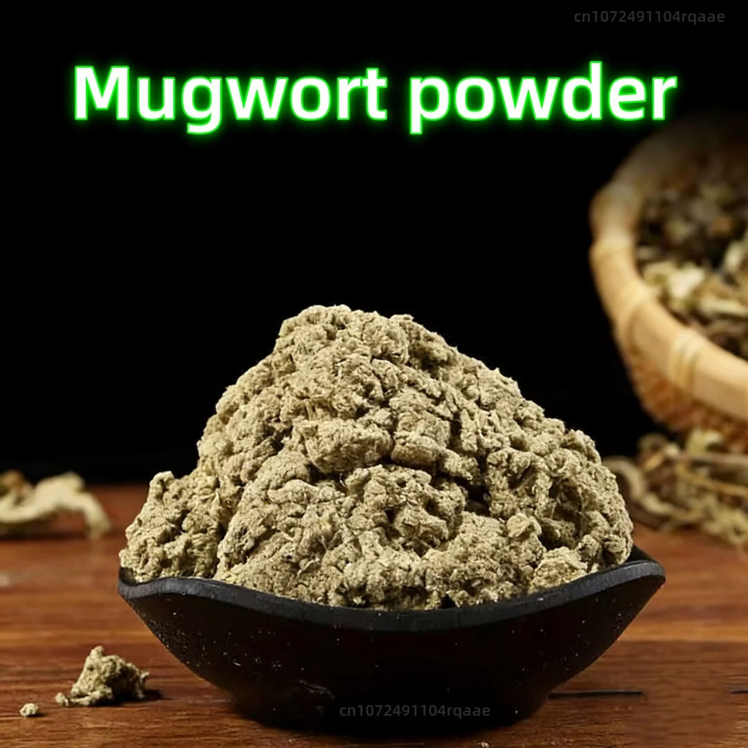 100% Natural Mugwort Incense Powder Dried Herb for Burning, Aromatherapy, Meditation, Moxibustion Aid - Air Freshener,Calming