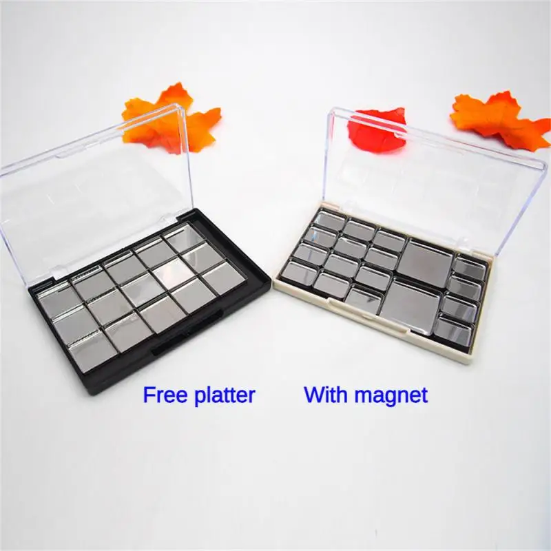 12/15/20 Color Magnetic Eyeshadow Attraction Storage Box Case Makeup Eye Shadow Pallete Empty Eyeshadow Magnetic Palette Pattern