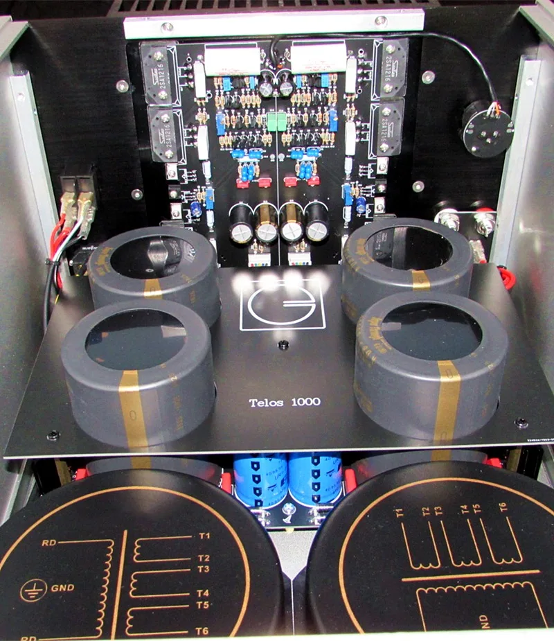 Goldmund Telos 1000 Leistungsverstärker 550 W * 2 Vorverstärker-Nachbildung des Original-HIFI-High-End-Audioverstärkers
