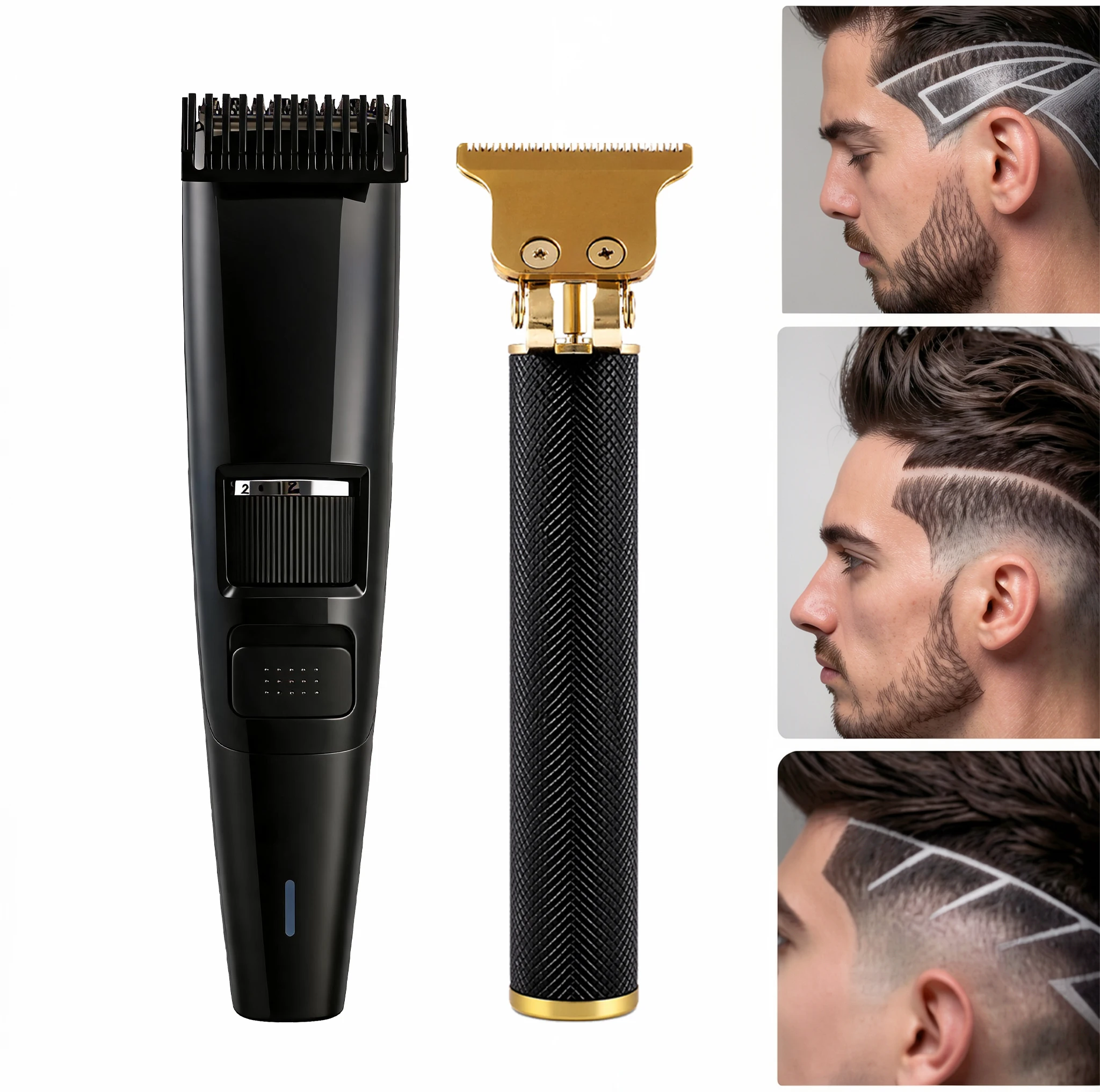 OMUONE 2026 Hair Cutting Machine Electric Hair Clipper Cordless Shaver Barber USB Fast Charging Hair Trimmer For Hairdresse image 3