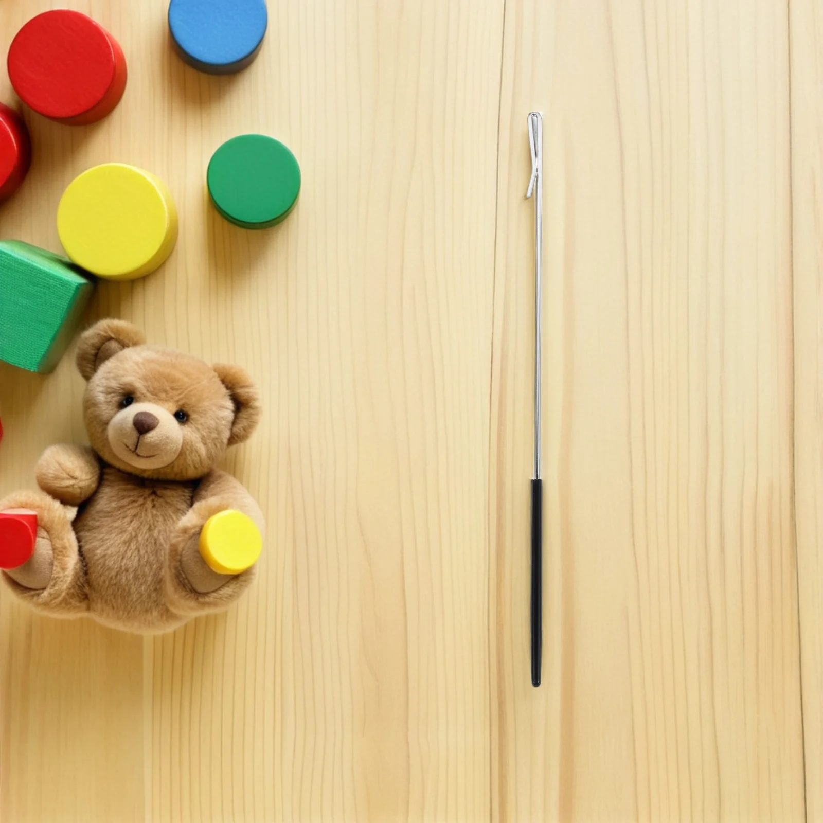 

3pcs Hand Puppet Arm Control Rods Stainless Steel Professional Puppet Sticks Accessories Lightweight 330Mm Black For Stage