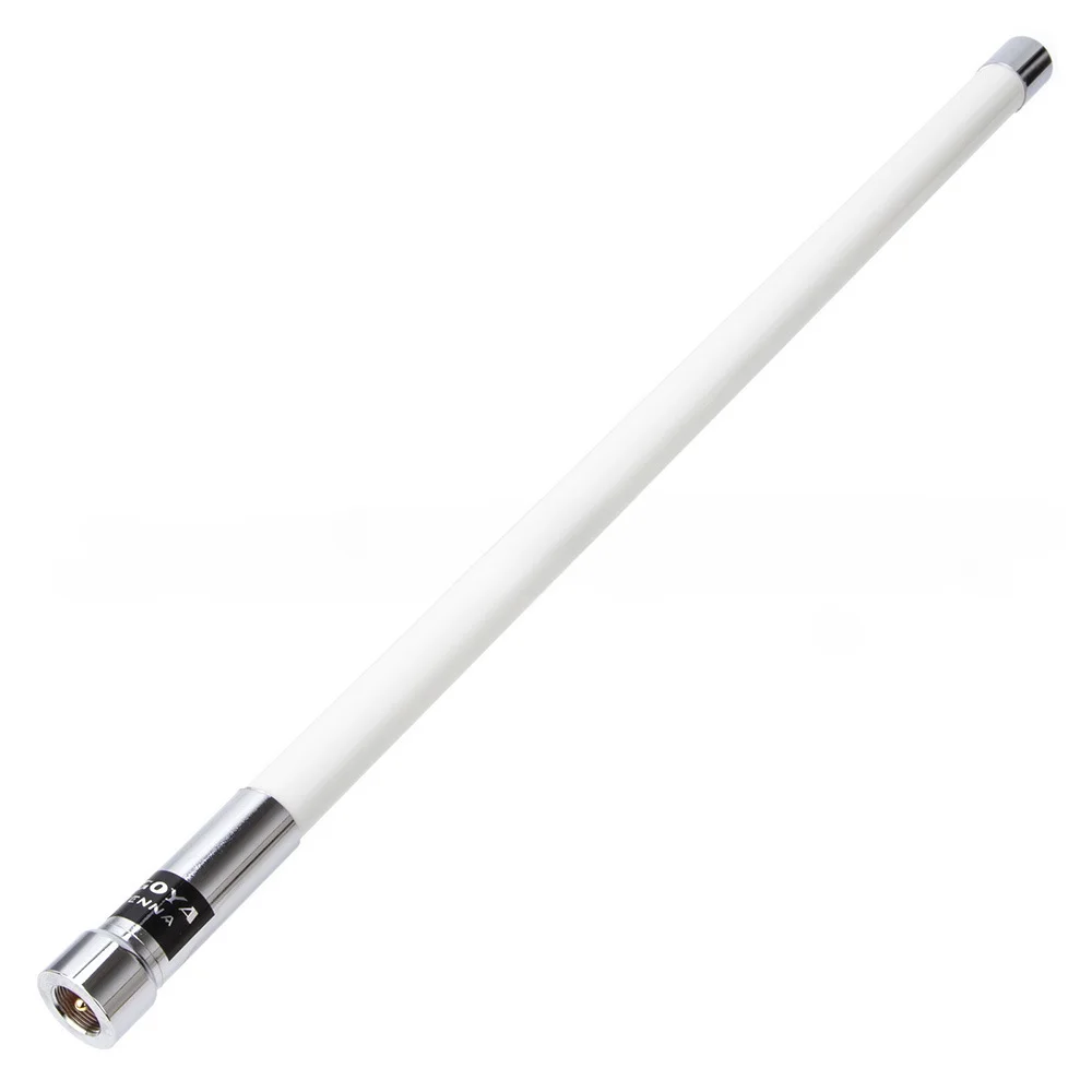 

NL550 White dual-segment 136-174/400-470MHz VHF UHF dual-band vehicle fiberglass antenna