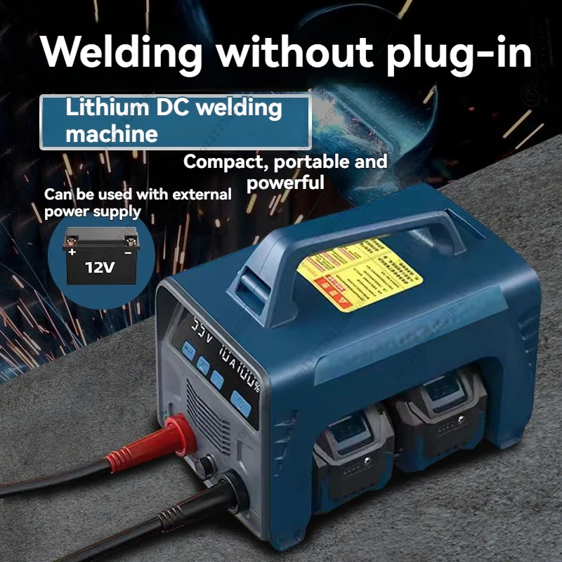 Lithium Ion Welding Machine Wireless Portable Battery DC Small Welding Machine Rechargeable Two Protection Welding Machine