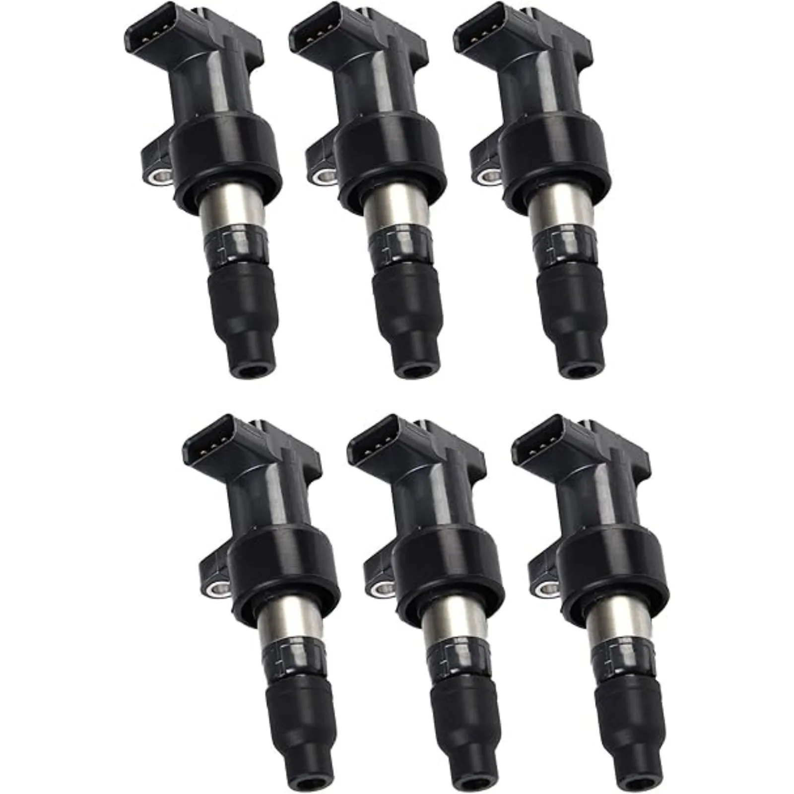 US UF354 Set of 6 Ignition Coils Compatible With BMW Land Rover Bentley Rolls-Royce L4 V6 V8 V12 Compatible with C1239 UF-300