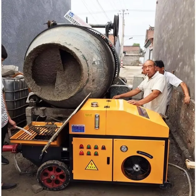 

YG Лидер продаж настроить дизельный двигатель типа бетононасос трубопровод для строительства 22м3/ч портативный небольшой бетононасос