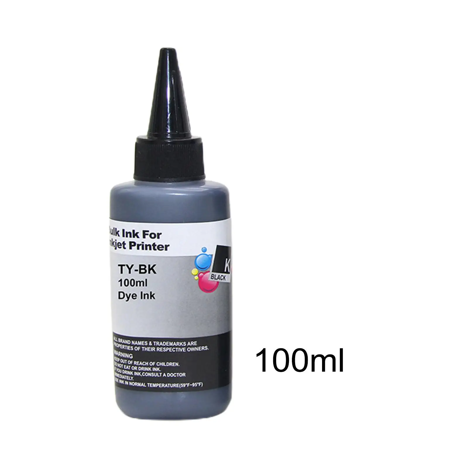 Printer Ink 100ml Bright Colors Printer Accessories Easy to Use Replacement