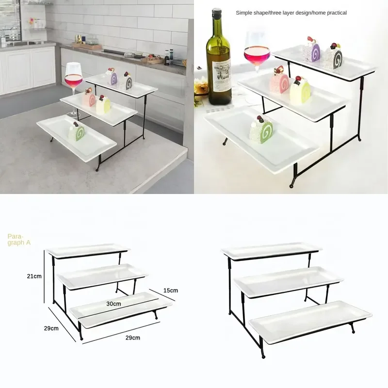 Yanxiang Ceramic Cake Stand Serving Dishes Custom Decorative Plates Factory Price Serving Trays