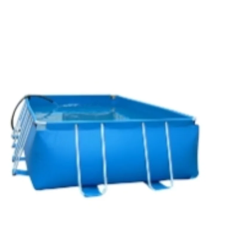 2023 Hot sale ECO-friendly rectangular PVC flexible outdoor water fish farming tank for aquaculture