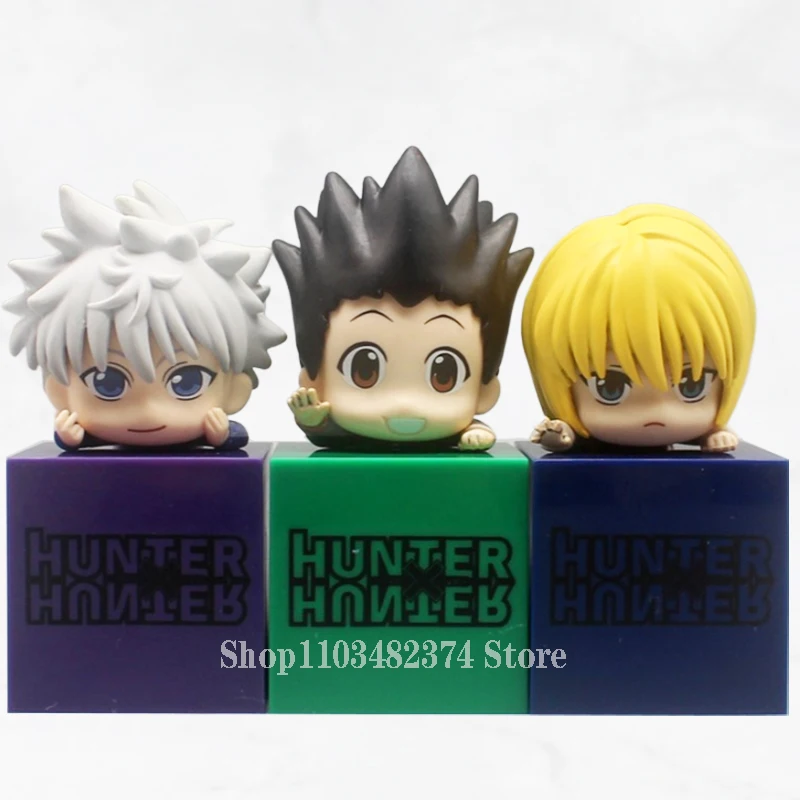 

Cartoon Gon Freecss Nendoroid Hunter×hunter Kurapika Mini Figure Killua Zoldyck Figurine Gk Model PVC Collectible Decor Toy Gift