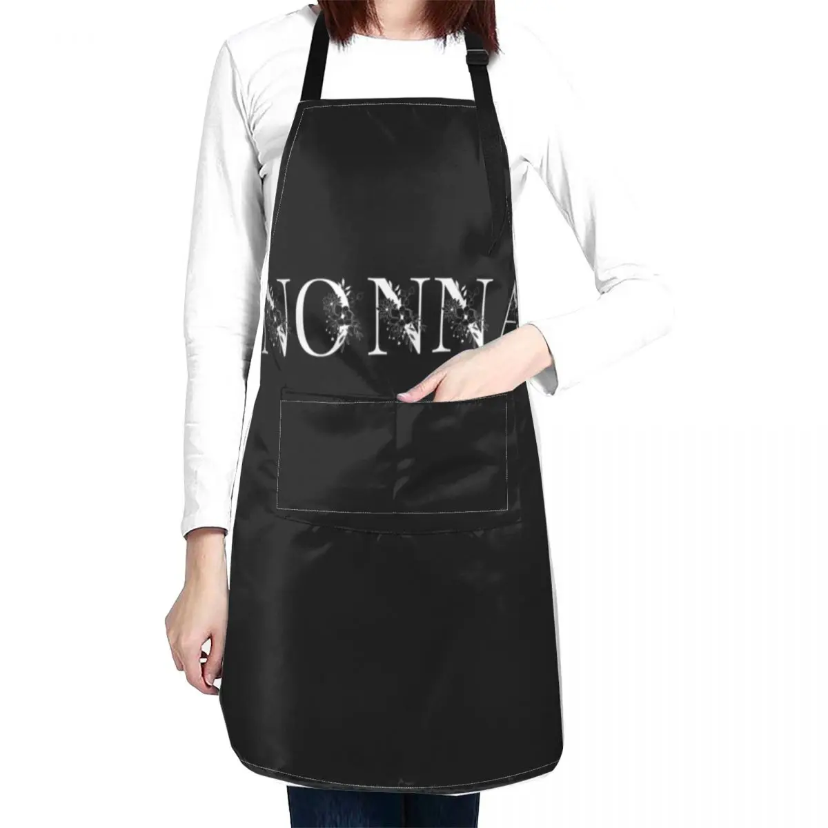 Nonna Floral Apron Waterproof Kitchen Woman Cooking Apron