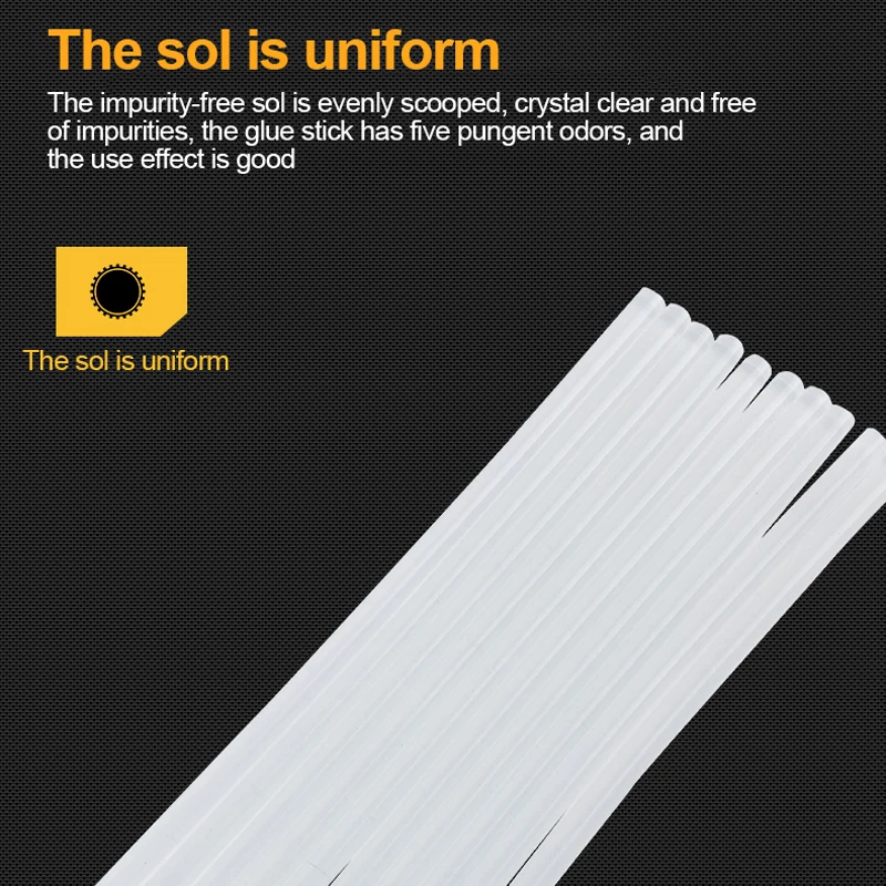 Deli 55Pcs Hot Lijm Sticks Hot Melt Lijmstiften Compatibel Met De Meeste Lijmpistolen Voor Diy, Huisdecoraties, Lijmprojecten
