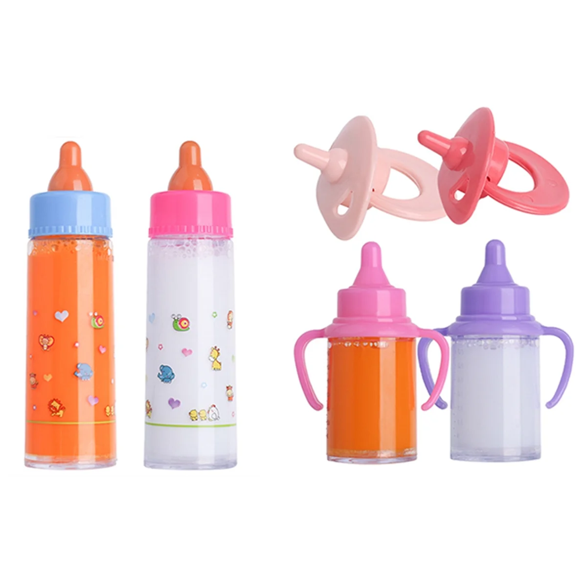 N38R_My Sweet Baby Disappearing Doll Feeding Set 6 Piece Doll Feeding Set