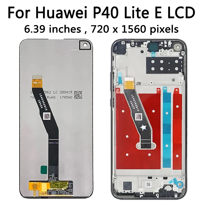 ART-L28 ART-L29 Y7P 2020 Display Replacement For Huawei P40 Lite E ART-L28, ART-L29,ART-L29N LCD Display Touch Screen Assembly