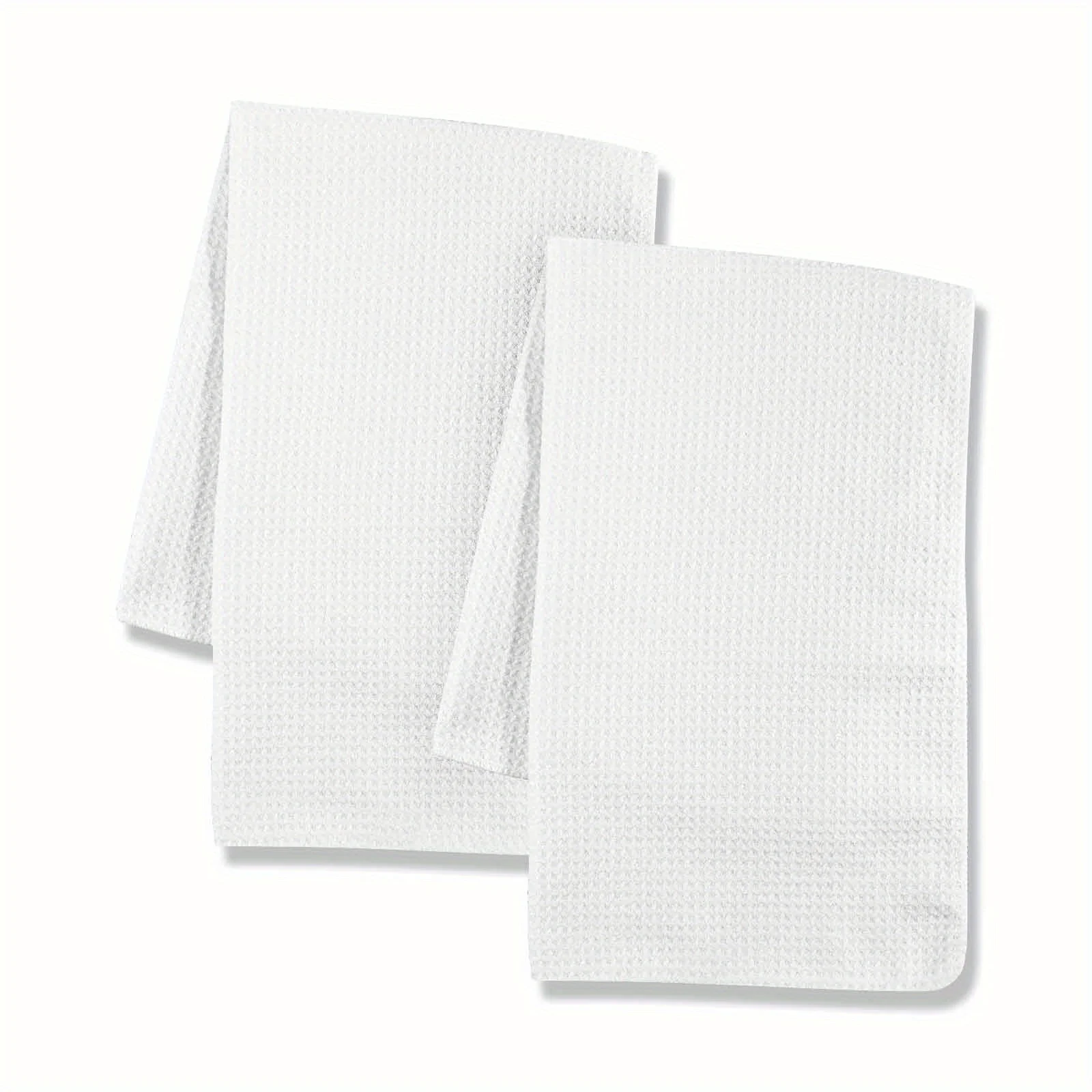 2-Pack green line draft Chinese bird kitchen towel