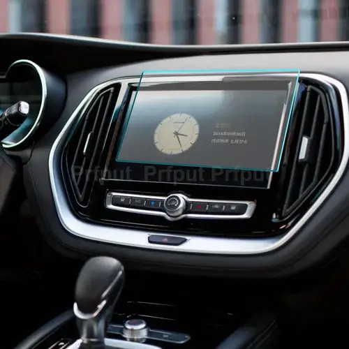 Imagen 2 del producto Protector de pantalla de vidrio templado para Jetour X70 2018-2021, pantalla de navegación GPS de infotainment para coche de 10,1 pulgadas, pegatina protectora automática