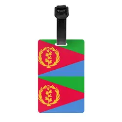 Custom Eritrea Flag Luggage Tag With Name Card Privacy Cover ID Label for Travel Bag Suitcase