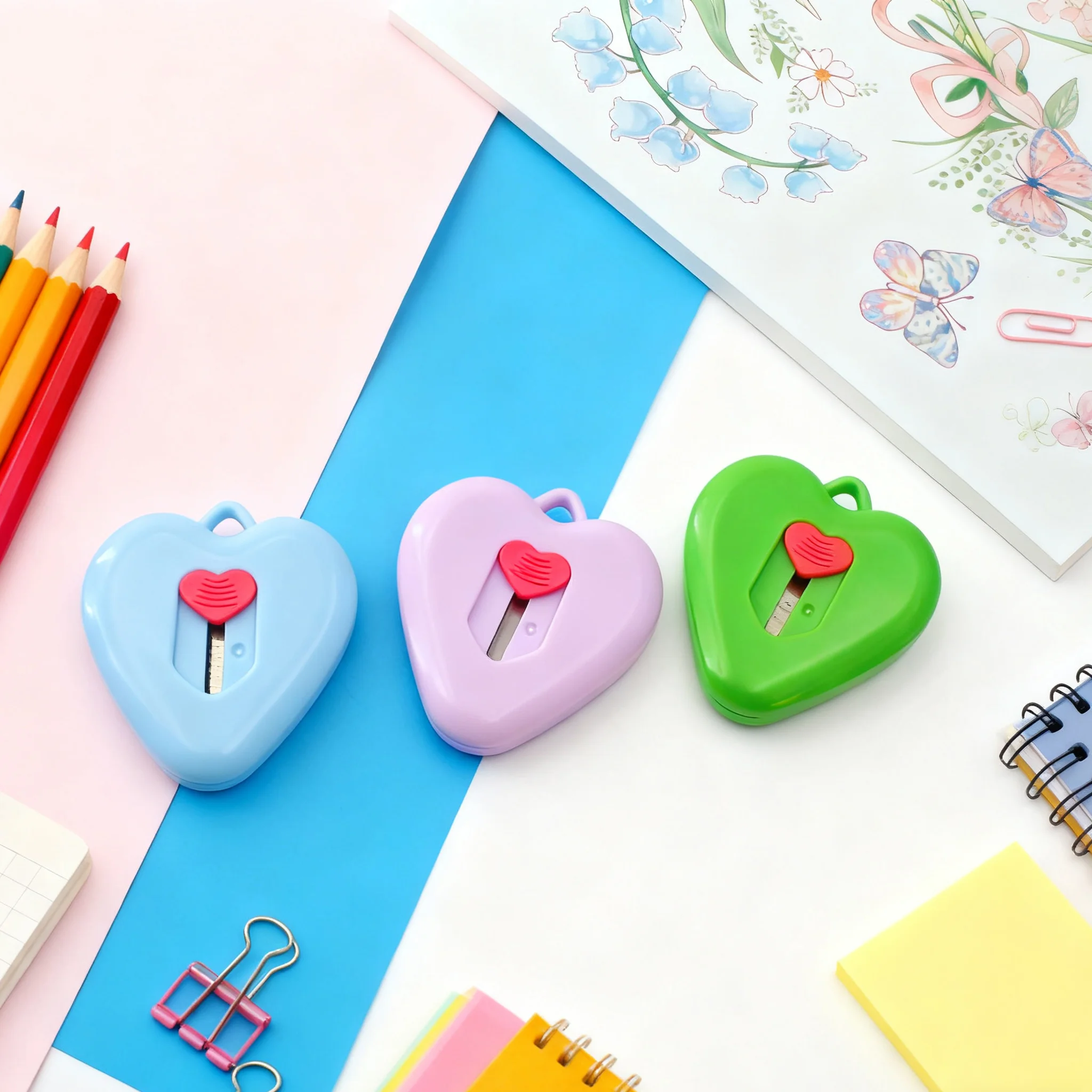 Mini Utility Knife Unboxing Tool for Opening Packages and Cutting Parcels Cute Keychain Portable Small Knife Office Stationery