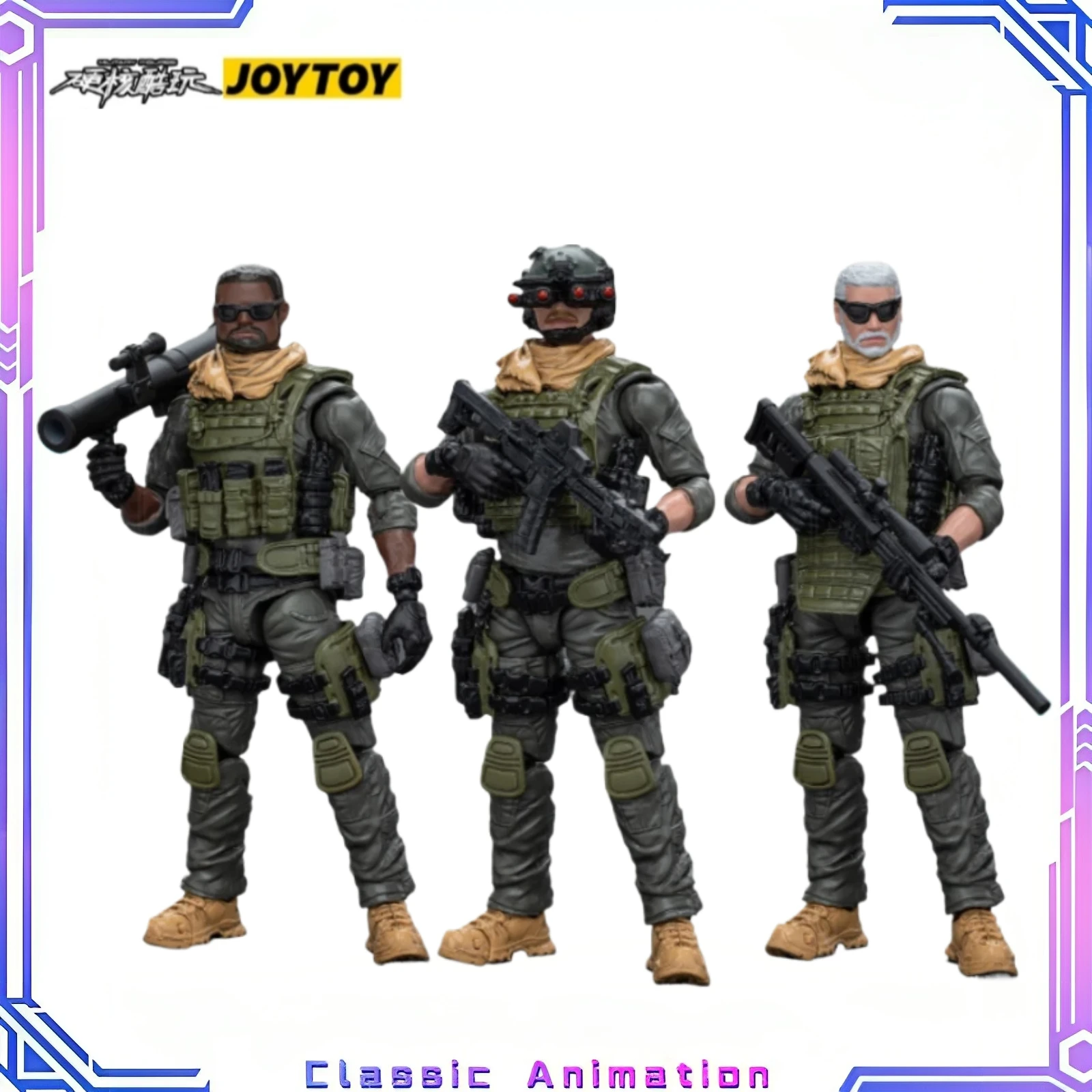 【オリジナル】JOYTOY ハードコア コールドプレイ ナロ防衛軍 第 13 突撃部隊 1/18 軍事アクションフィギュアコレクションモデルおもちゃ