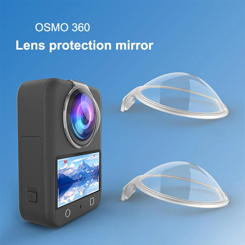 1Set Panoramic Camera Protective Glass PMMA Scratch Resistant Protective Mirror Suitable For Osmo 360 Lens