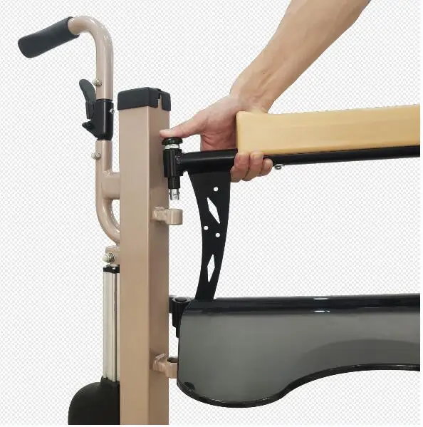 Medical Safety Electric Patient Transfer Lift Chair Adjustable Commode Chair With Controller