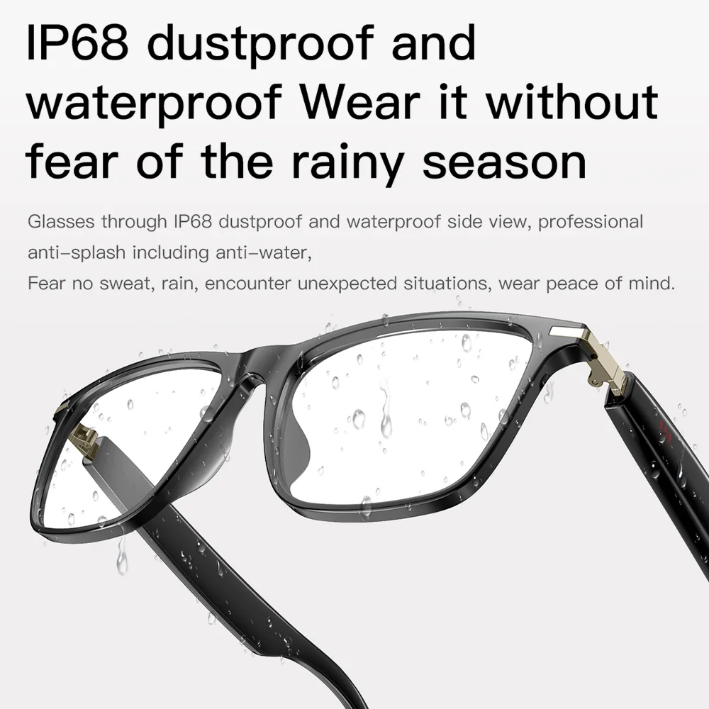 2025 New HD AI Smart Glasses Chat GPT Translate Bluetooth Call 260Mah Battery Voice Assistant Control Smart Glasses Sunglasses - Image 3