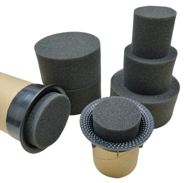 Speaker air duct cotton plug, bass phase cotton plug, audio outlet, inverted tube guide hole cotton plug, improve sound quality