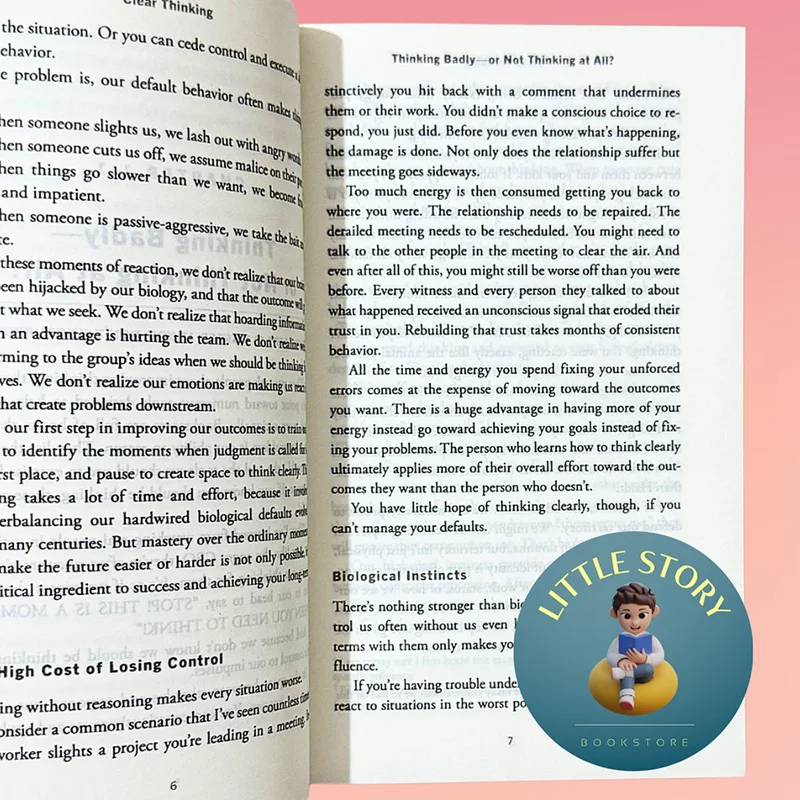 Чистое мышление: превращающие обычные моменты в необыкновенные результаты от Shane Parrish English Books Libros Livros