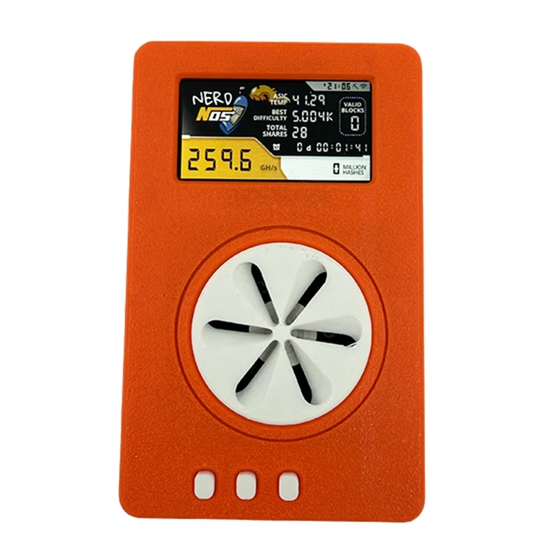 Nerdnos One Nerdminer 200GH/S 8W Bitcoin Solo Lottery Miner Conexão Wifi BTC Asic Miner