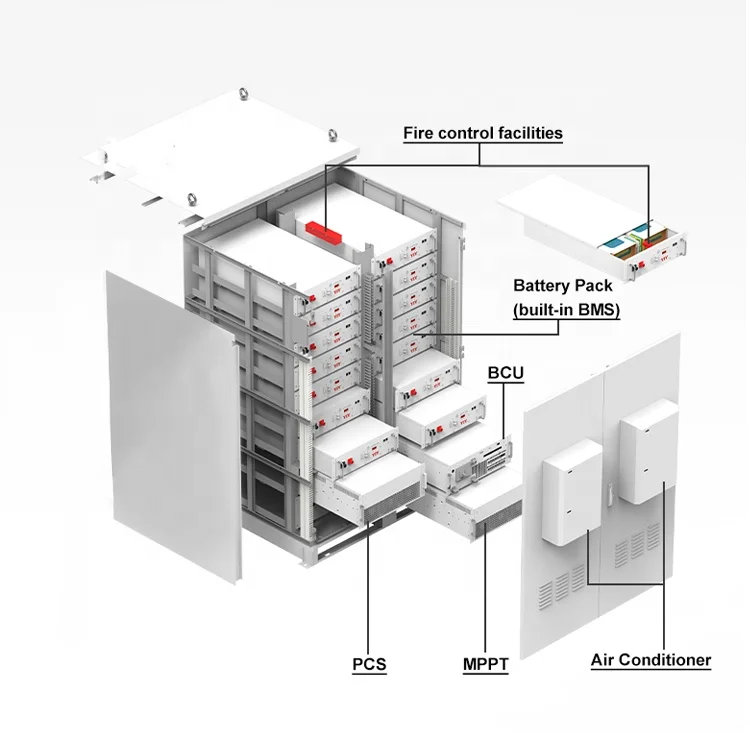 HJ 산업용 상업용 200kwh 400kwh 에너지 저장 컨테이너 액냉식 BMS ESS 태양광 패널 Lifepo4 IP54 리튬 이온