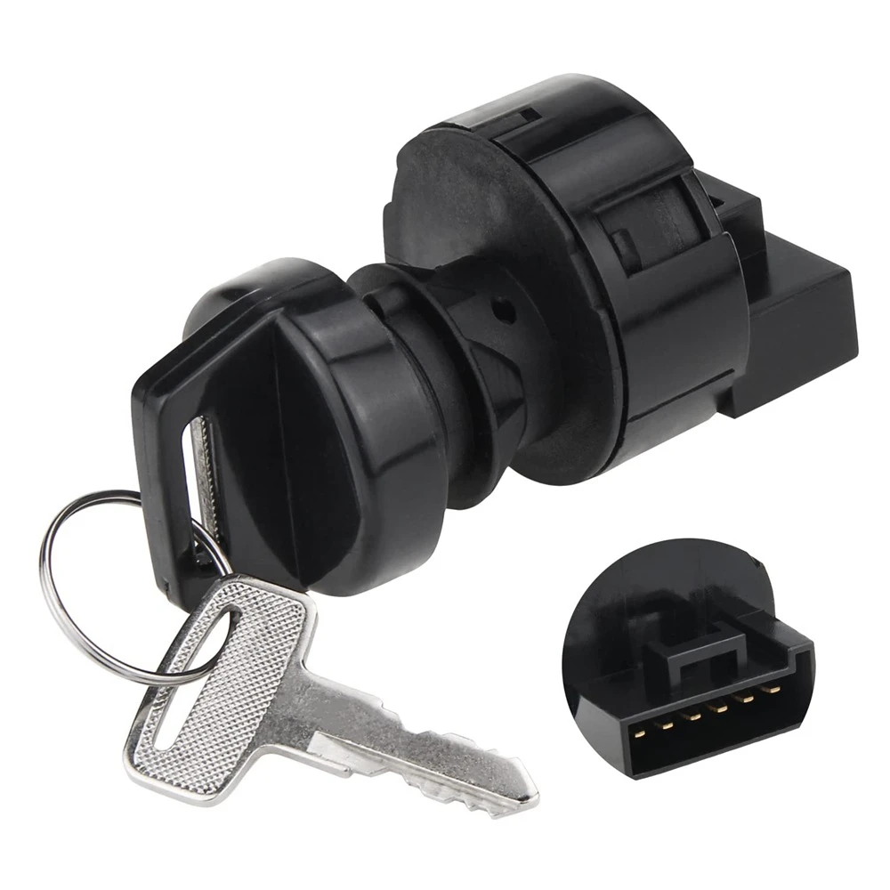 

Ignition Key Switch for Polaris Ranger 400 500 570 800 RZR 4 800 Scrambler Sportsman Off/Run/Light On/Start 6 PIN 3 Position