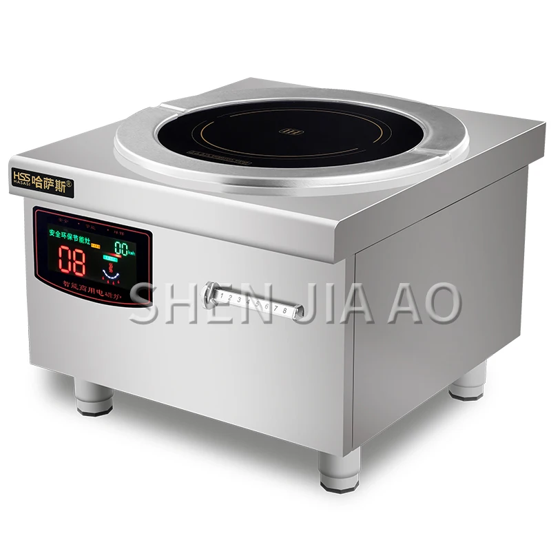 

commercial electric induction cooker 8000W high power Stainless steel multi cooker soup oven for restaurant Canteen kitchen 220V