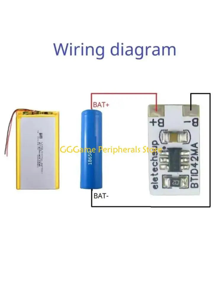 U55B 3.7V 4.2V Battery Board Convenient Soldering Required Battery Power