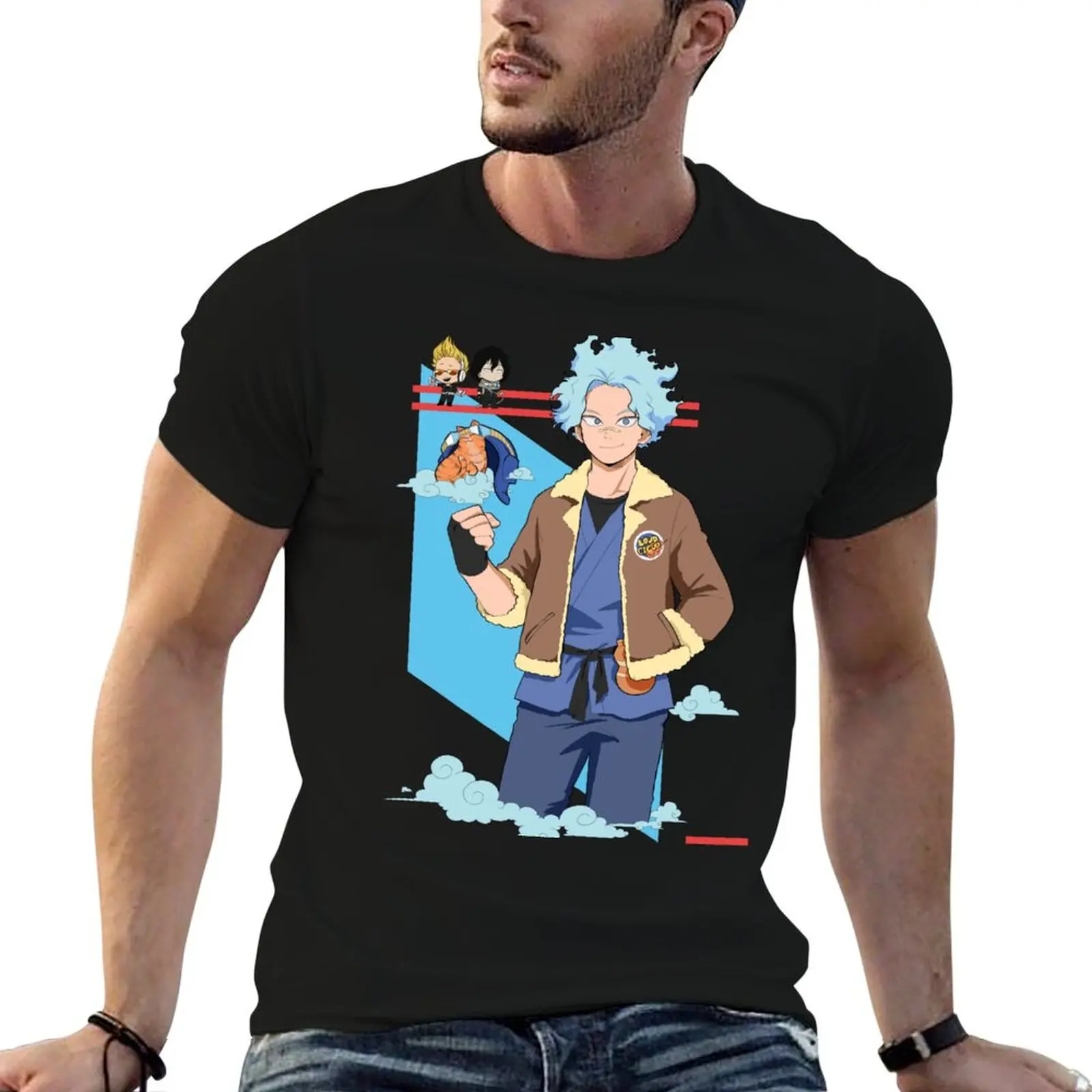 

t Shirakumo graphic shirts cotton funny t T-Shirt shirts man Oboro