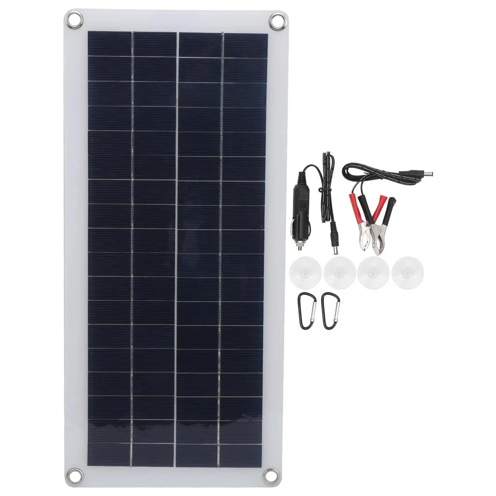 

Portable Solar Panel Polycrystalline - Lightweight, Sturdy, Convenient for Outdoor for travel & Emergency Use