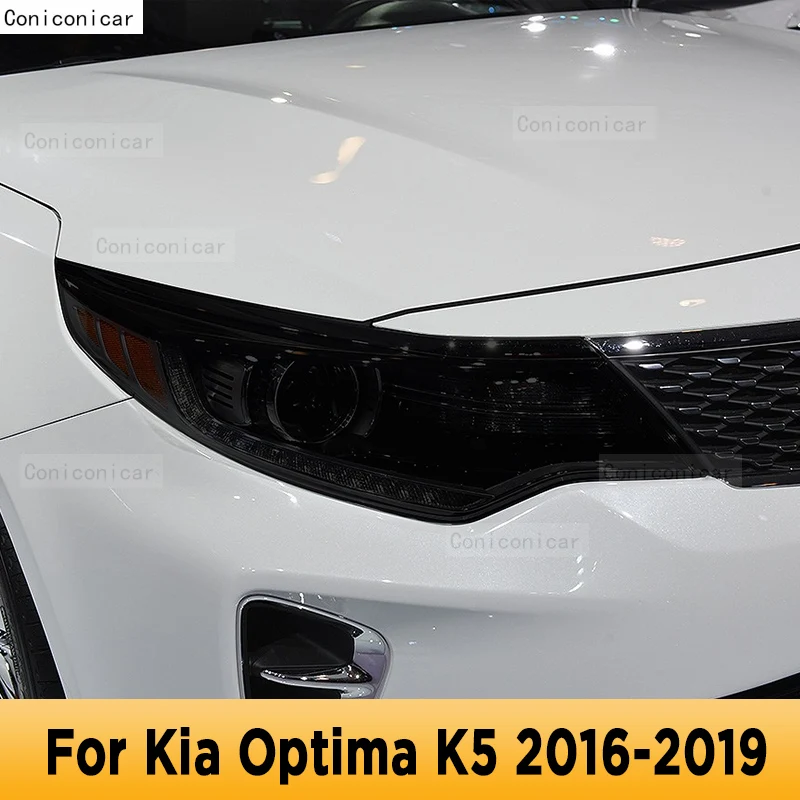 

For Kia Optima K5 2016-2019 Car Exterior Headlight Anti-scratch Front Lamp Tint TPU Protective Film Repair Accessories Sticker