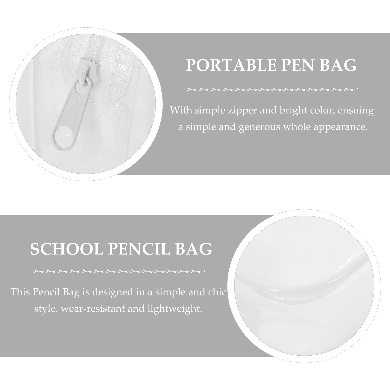 2 قطعة حقيبة أقلام ذات سعة كبيرة متعددة الوظائف منظم أقلام رصاص تخزين القرطاسية المحمولة للوازم المدرسية فرش المكياج