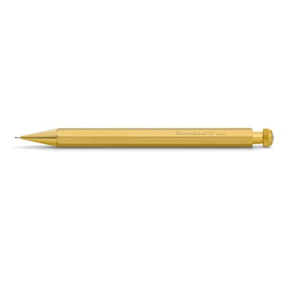 

Kaweko Pencil Special Mechanical Pencil 0.5 Brass with Eraser