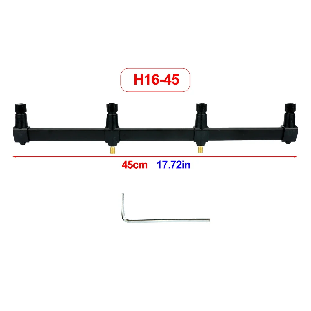 Hirisi Karpervissen Buzzer Bar voor 3-Hengels Ondersteuning Bank Sticks Buzz Bar Aluminium Visaccessoires
