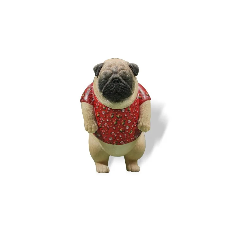 Internet celebrity flower jacket padded jacket cute pet spoof dog dog model ornament figure tide play