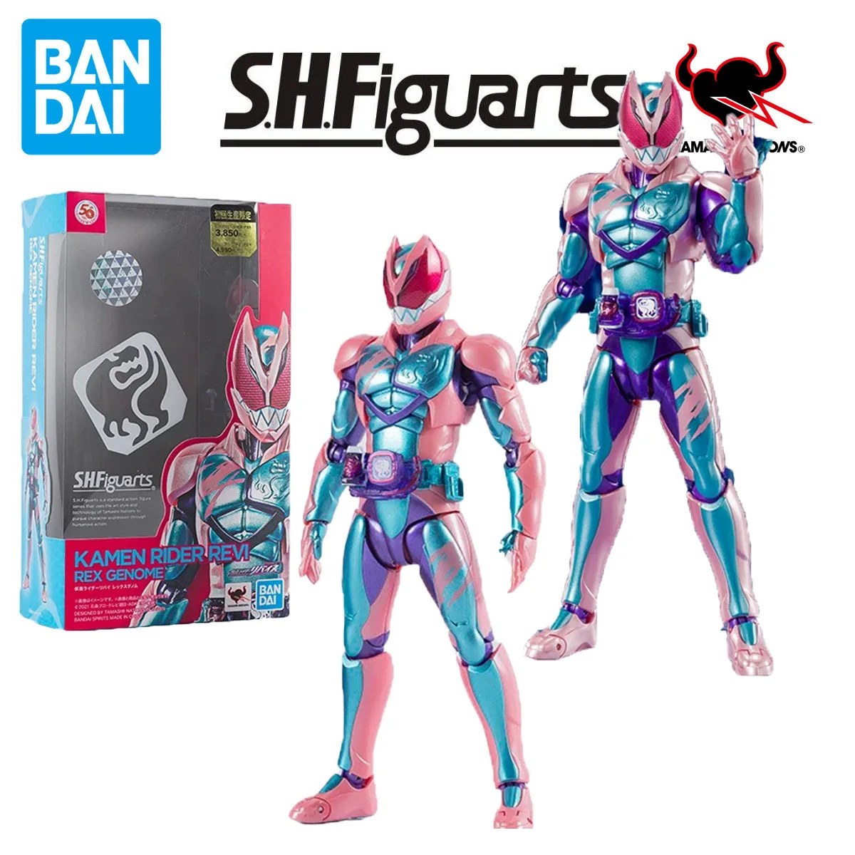 

Bandai натуральная Revi Tyrant gene SHF Kamen Rider аниме фигурка подвижная игрушка аниме периферийные фигурки куклы для коллекционеров