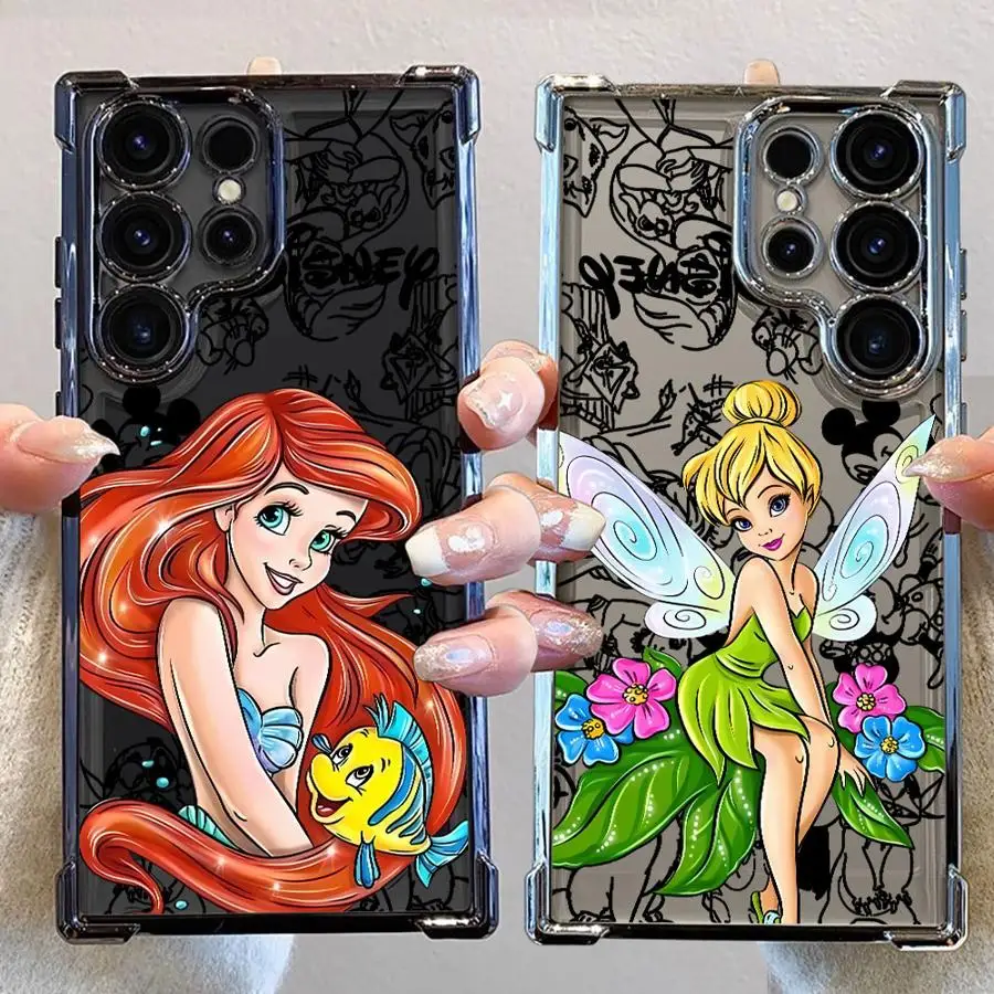 

Чехол Disney Princess для Samsung Galaxy S23 S24 S21 Plus S20 FE S25 Edge S22 Ультрамягкий чехол для телефона