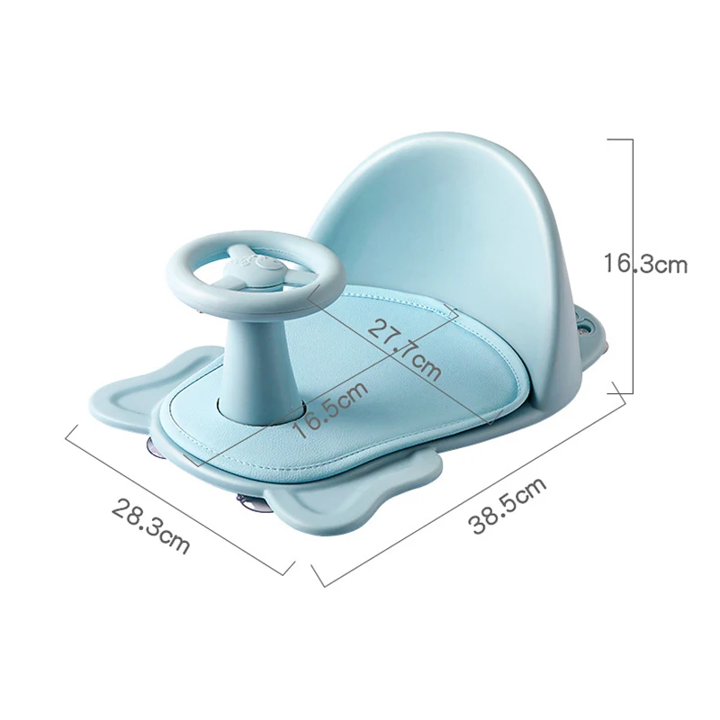 Baby Shower Seat Soft Support Non-slip Baby Shower Seat Bathroom Accessories Home Decor