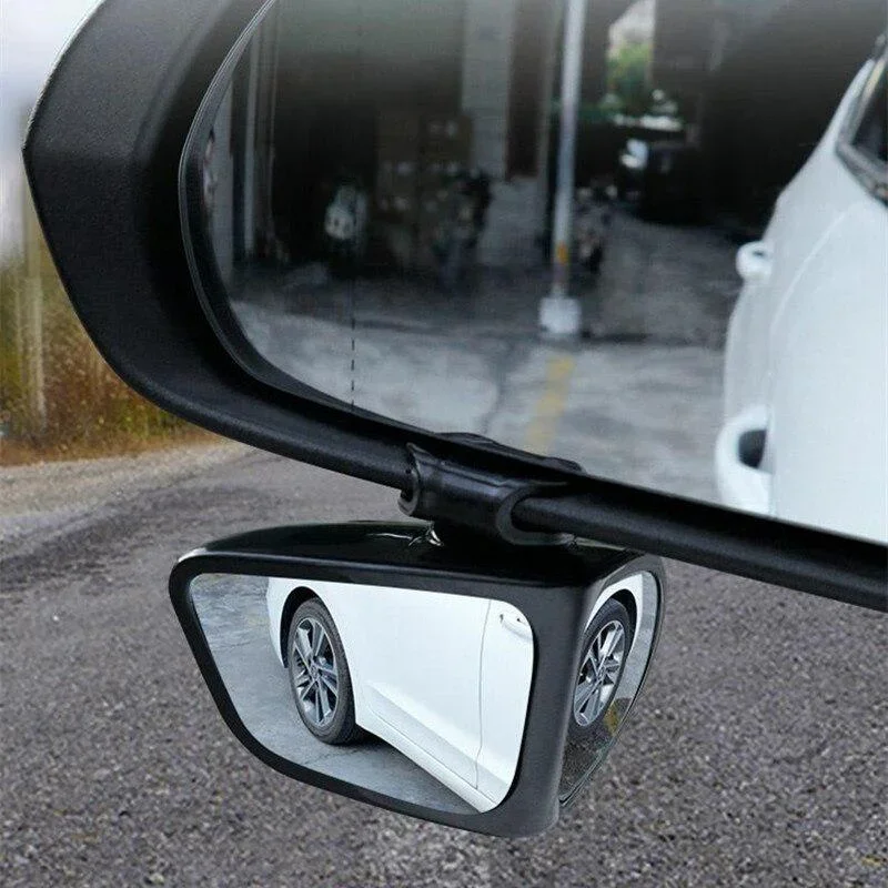 Rotatable Car Blind Spot Mirror Auto 360 Adjustable Wide Angle Reversing Glass Automobile Side Rear View Parking Accessories