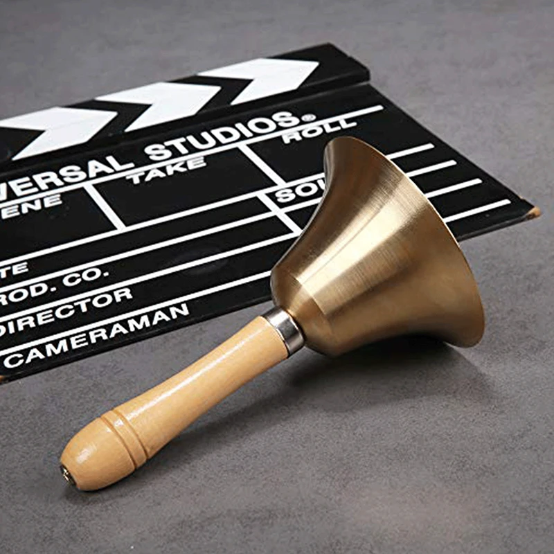 超大音量のハンドベル、家庭の高齢者向けの真鍮製呼び鈴、動物の訓練、ディナーパーティー、瞑想用