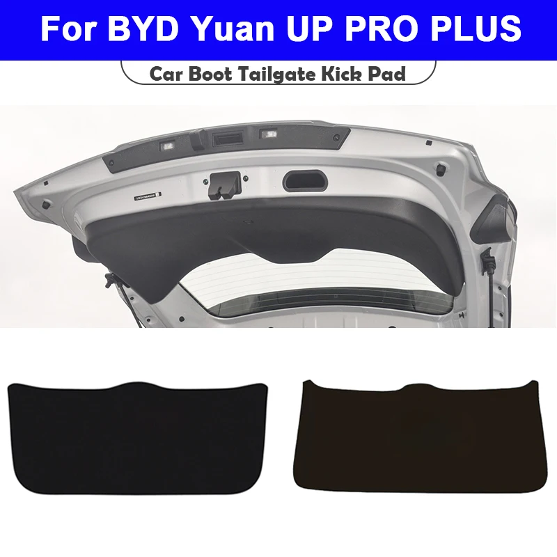 

Для BYD Yuan UP PRO PLUS 2025 коврик для задней двери багажника, кожаный защитный коврик для багажника, всепогодные аксессуары для интерьера, защита от царапин